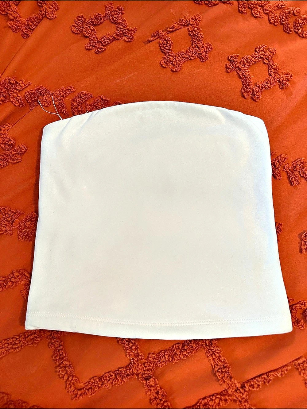 Wild Fable Butter Bliss Tube Top White Sleeveless Top